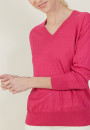 Pull emmanchures marteau en lin cachemire - Bailen
