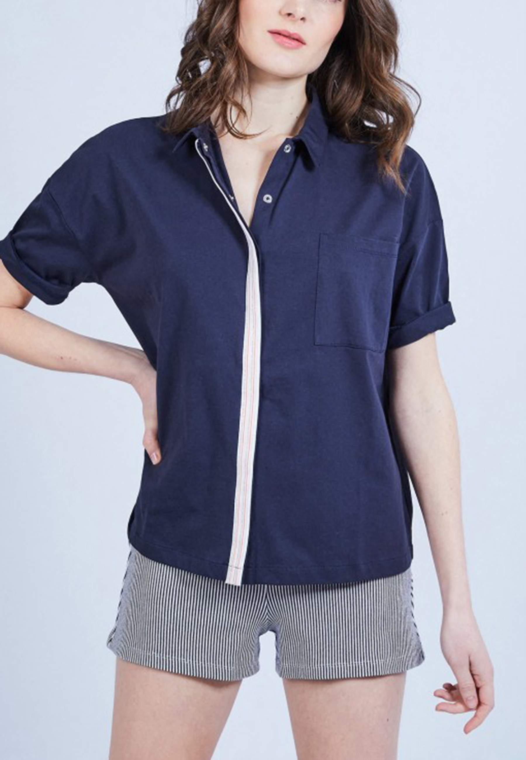 Chemise ample en coton - Myosotis