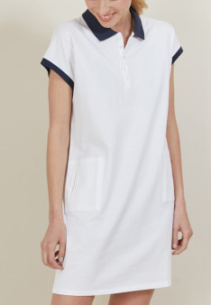 100% cotton short sleeve dress - Angy