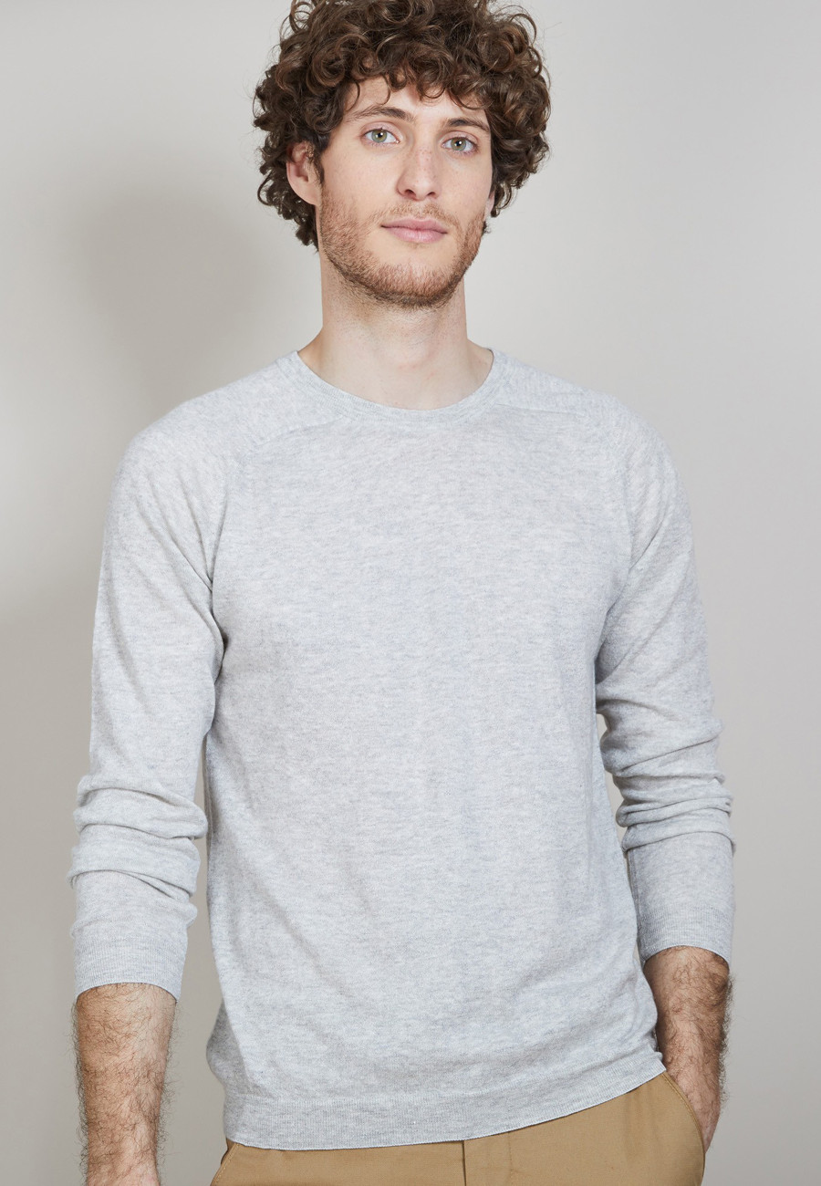 Round neck cashmere and linen sweater - Bandit