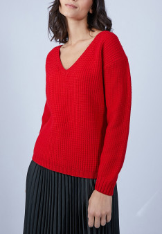 Pull col V pour femme Soizic