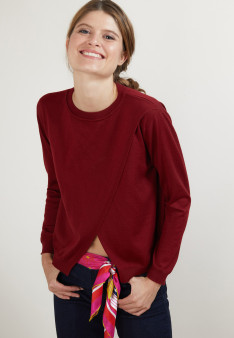 Double-breasted wool sweater Fredi