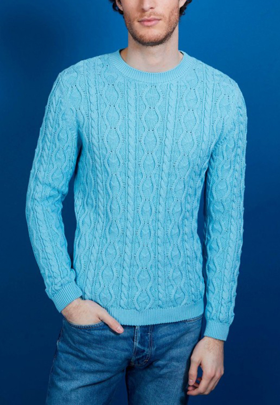 Pull torsadé en coton - Dublin