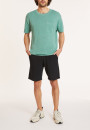 Short en coton brossé - Drey 8020 ficelle - 12 Beige clair