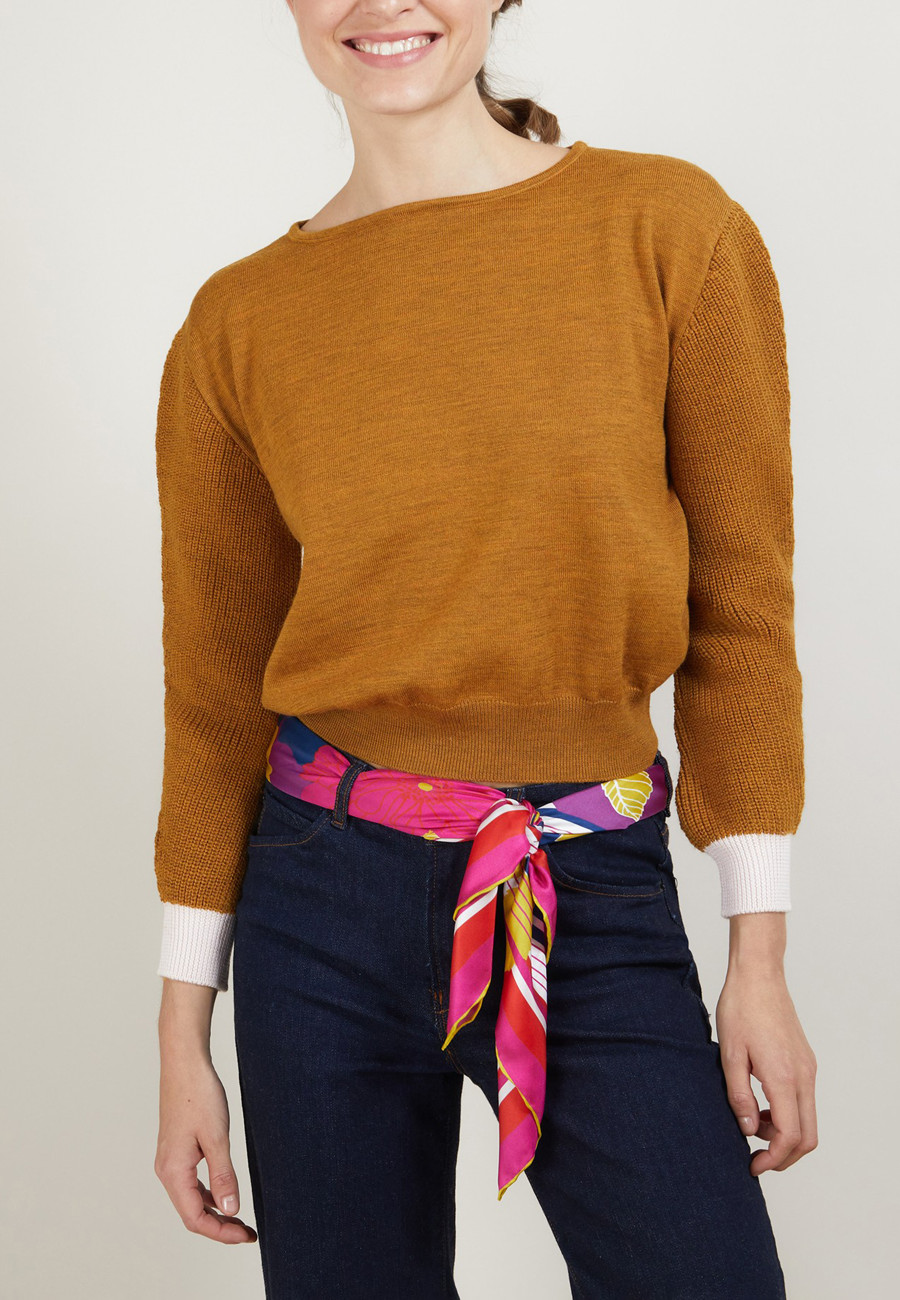 Short wool sweater - Fanfan