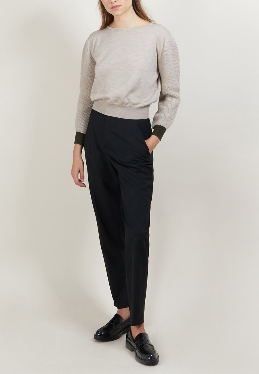 Short wool sweater - Fanfan