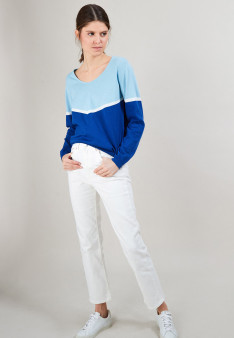 AUDREY - Marine/Beige/Blanc 6955 Bleu Marine