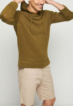 Linen Crew Neck Hoodie - Russell