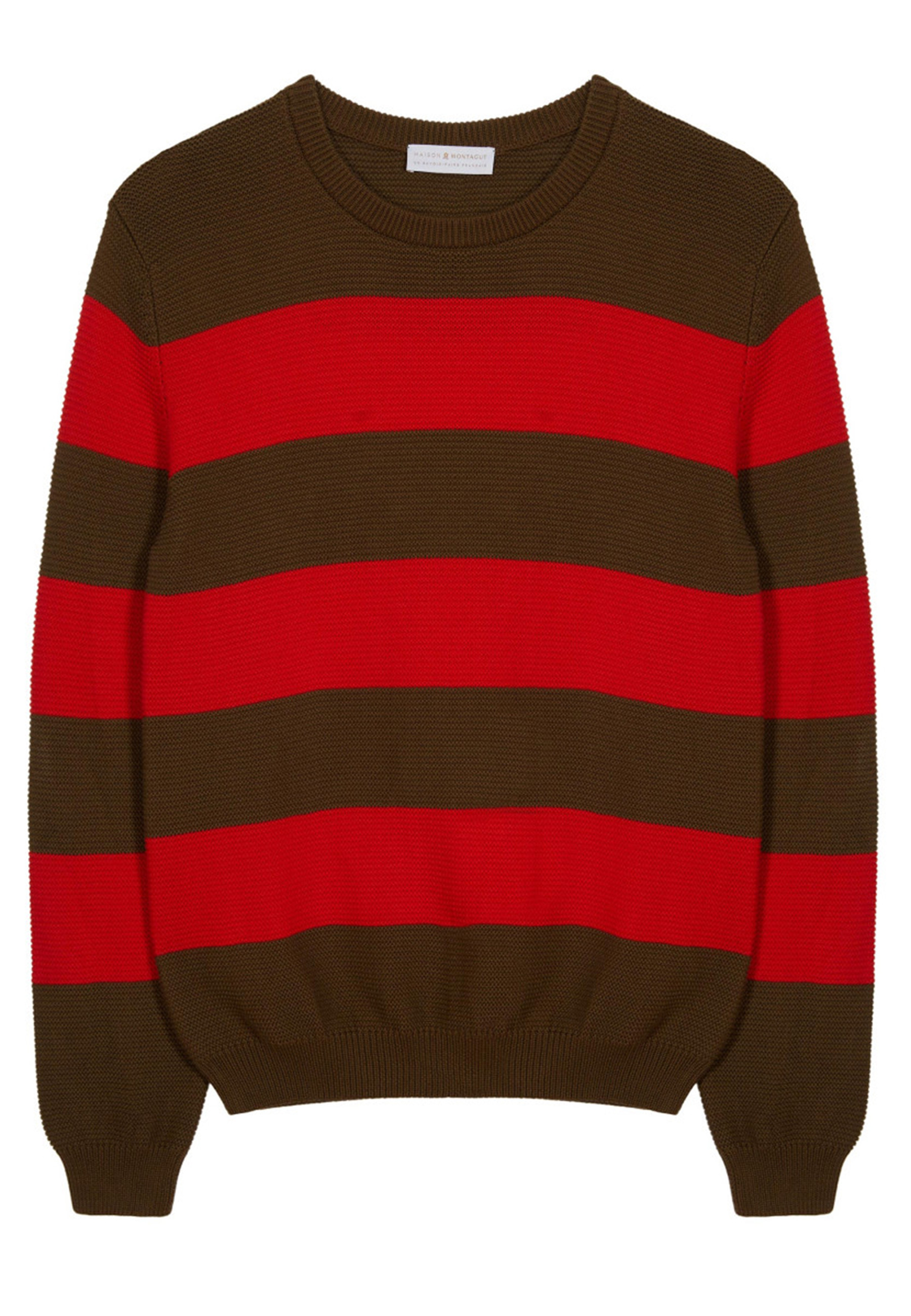 Pull grosses rayures en coton - Rivage