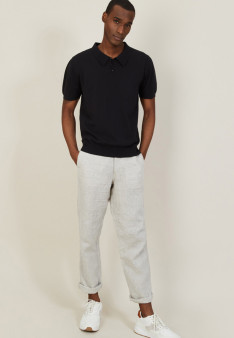Plain dry cotton polo shirt - Bank