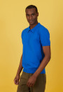 Plain dry cotton polo shirt - Bank