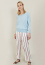 Linen cashmere hammer armholes sweater - Bailen
