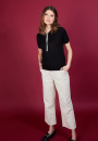 Pull col polo soie naturelle - Alya