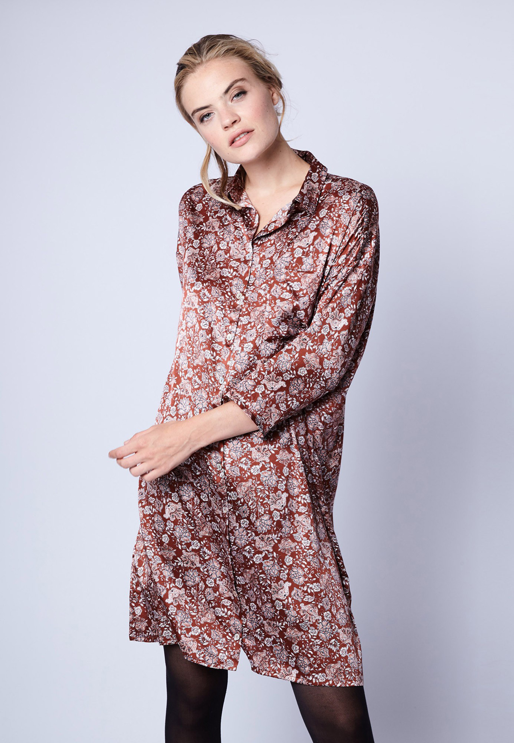 Robe chemise en soie - Gaspard