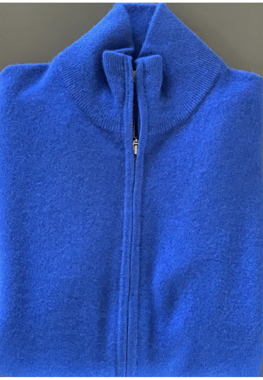 Cashmere zipper waistcoat without pockets - Marc Antoine