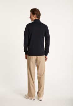 Gilet zippé en 100% laine mérinos - Bastian