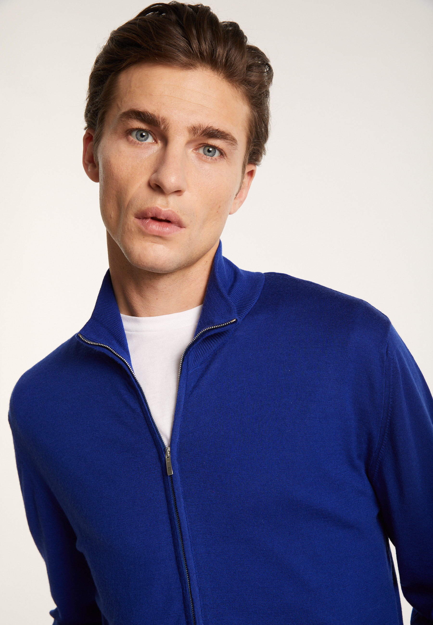 Gilet zippé en 100% laine mérinos - Bastian