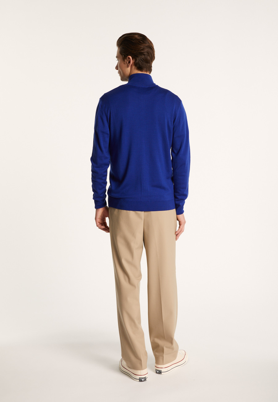 Men's zip-up merino wool cardigan - Estian