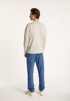 Chemise manches longues en lin cachemire - Bazar