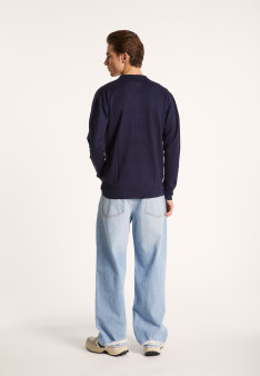 Chemise manches longues en lin cachemire - Bazar