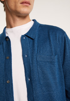 Chemise manches longues en lin cachemire - Bazar