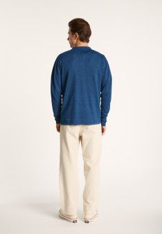 Long-sleeved cashmere linen shirt - Bazar