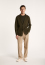 Blazer à poches en coton - Bacari 7212 fusain - 83 Kaki