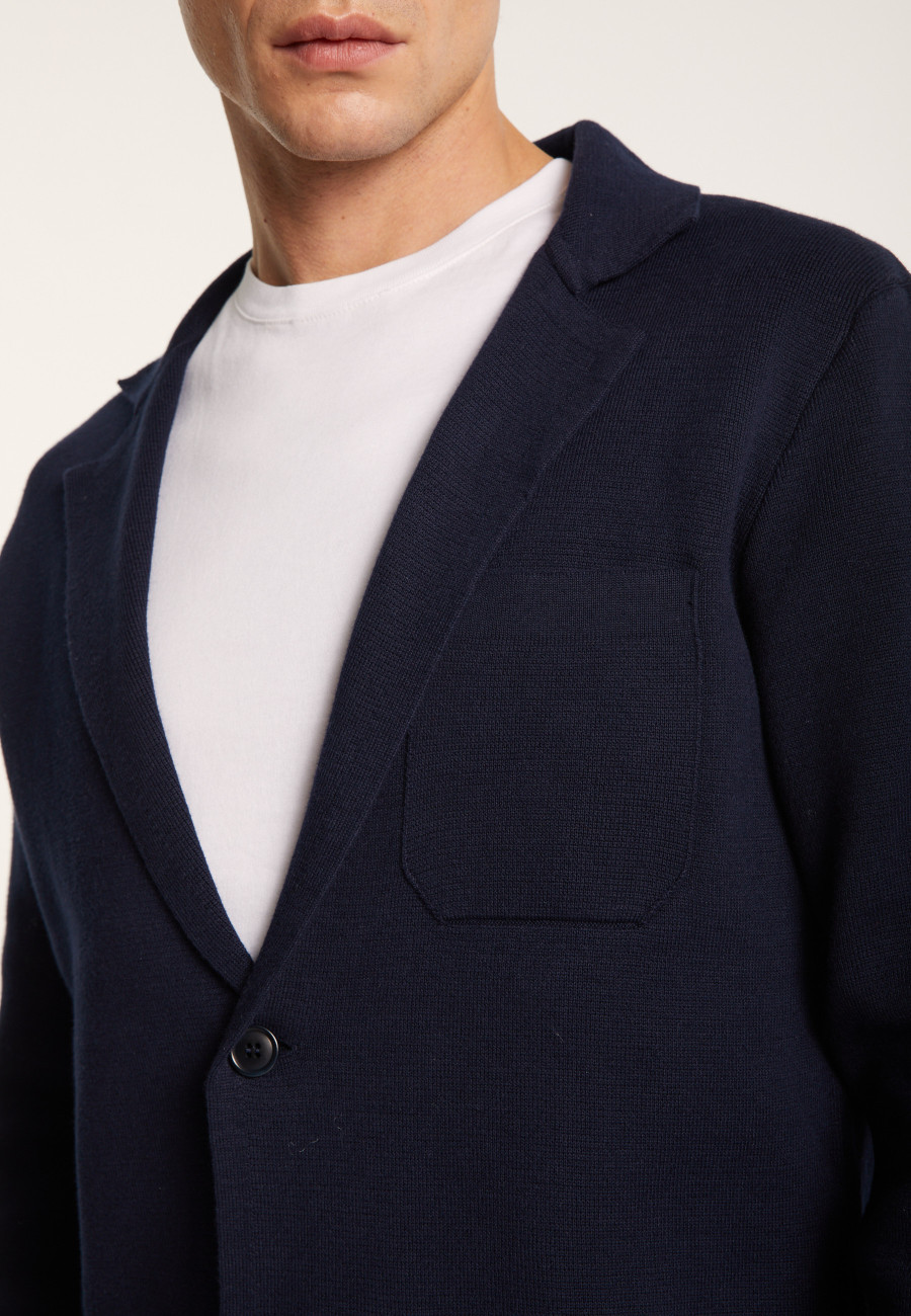 Cotton blazer with pockets - Bacari