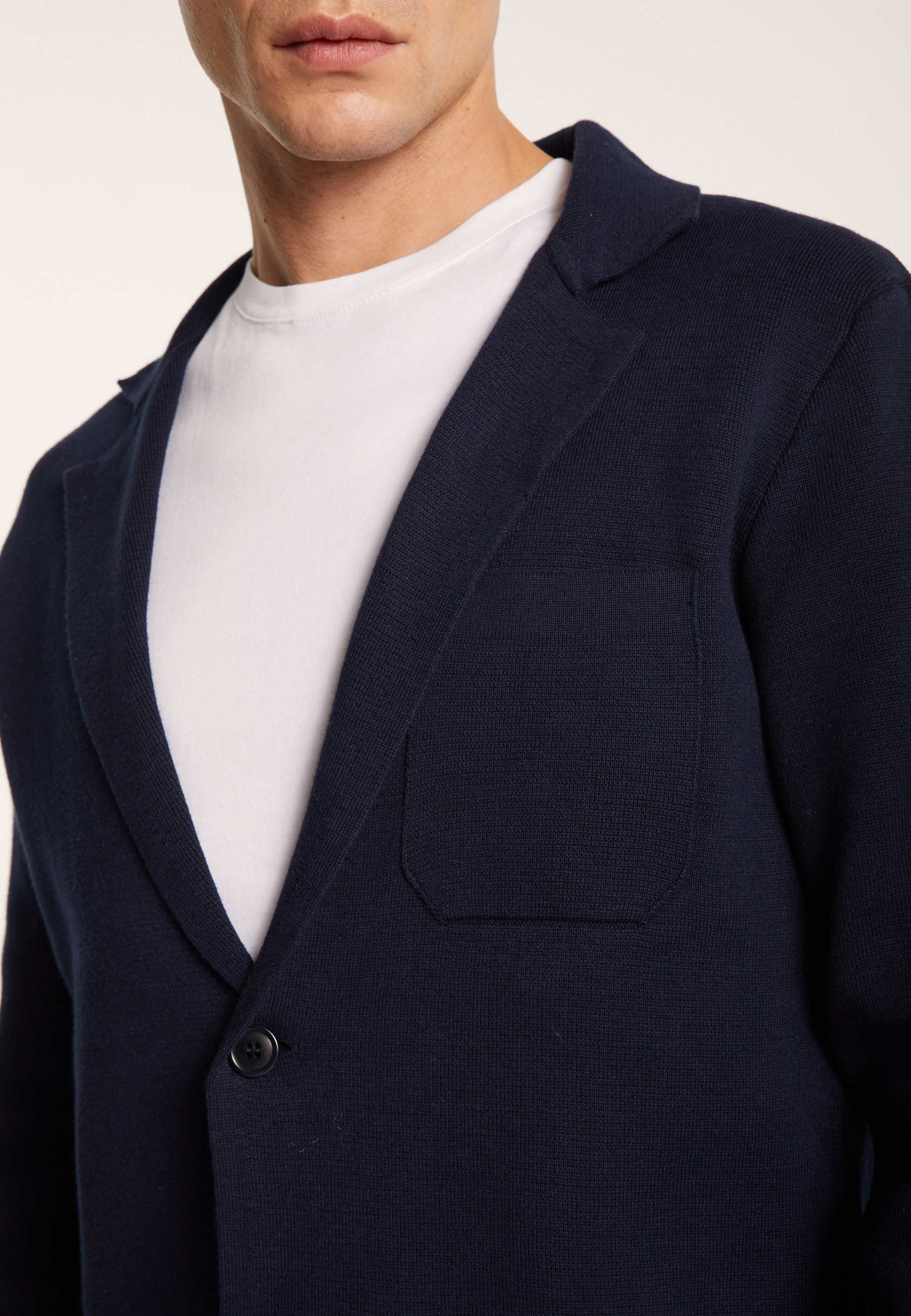 Blazer à poches en coton - Bacari 7212 fusain - 83 Kaki