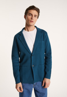 Blazer à poches en coton - Bacari 7212 fusain - 83 Kaki