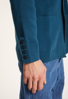 Blazer à poches en coton - Bacari 7212 fusain - 83 Kaki