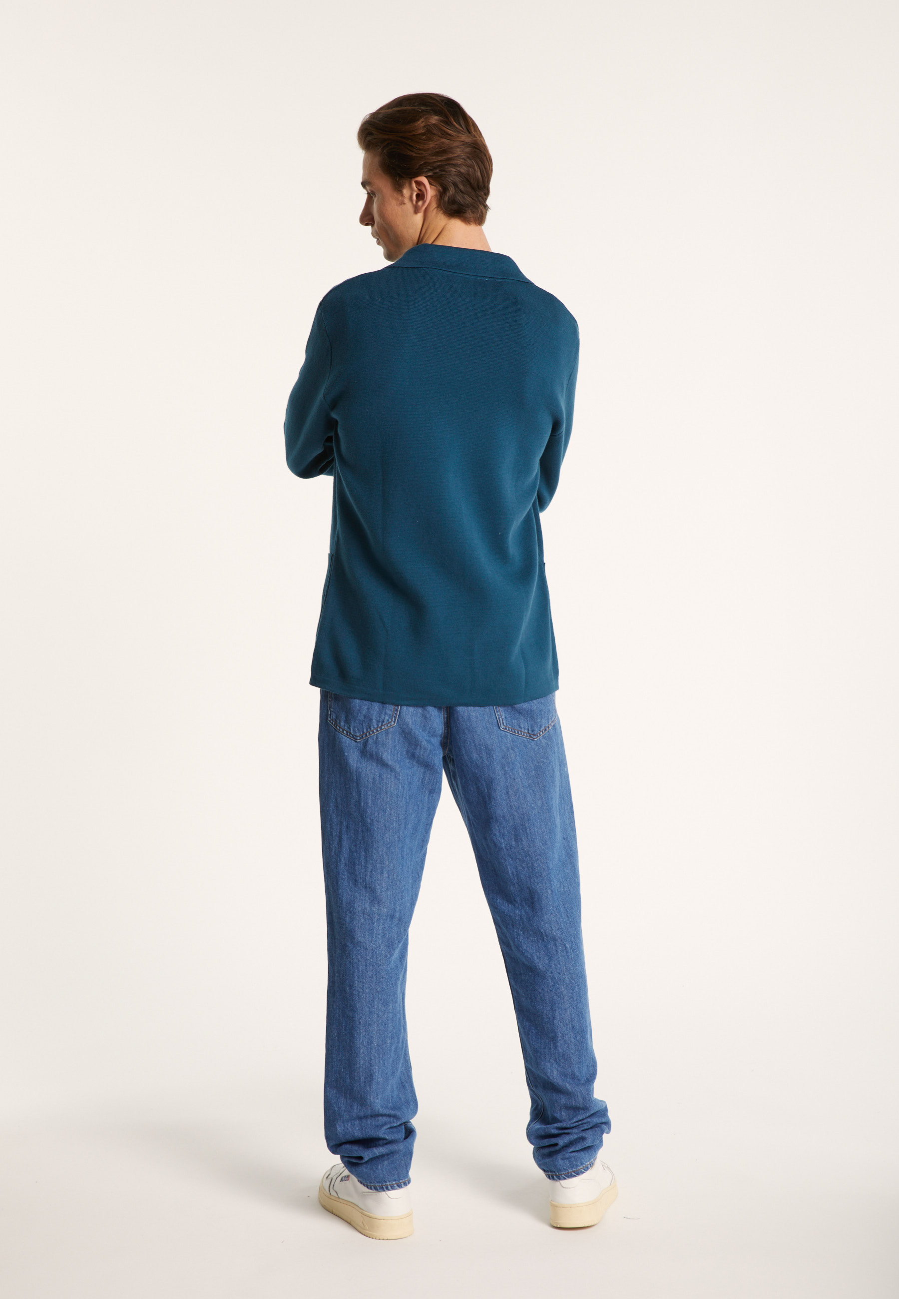 Blazer à poches en coton - Bacari 7212 fusain - 83 Kaki