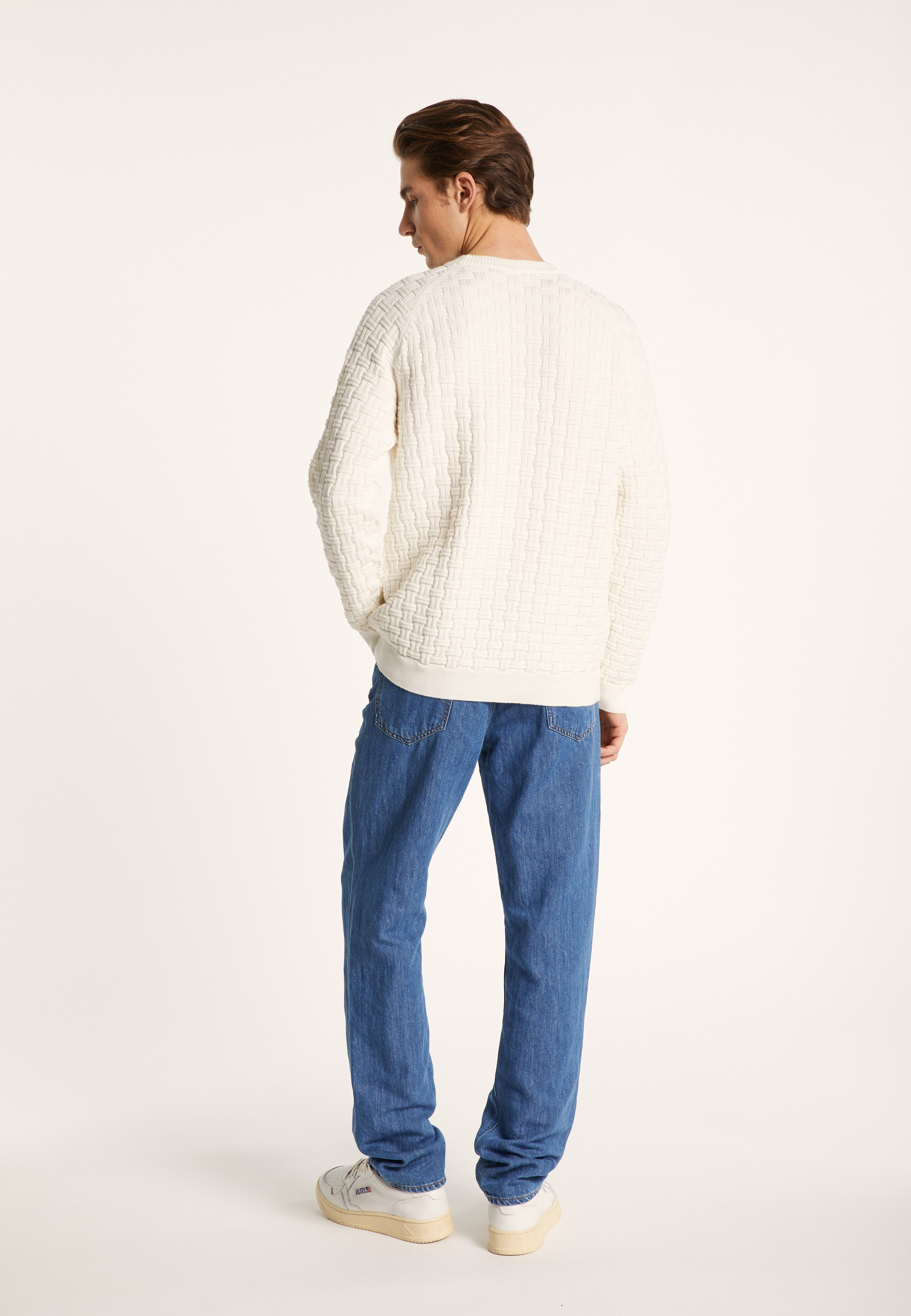 Organic cotton raglan sleeve sweater - Pepino