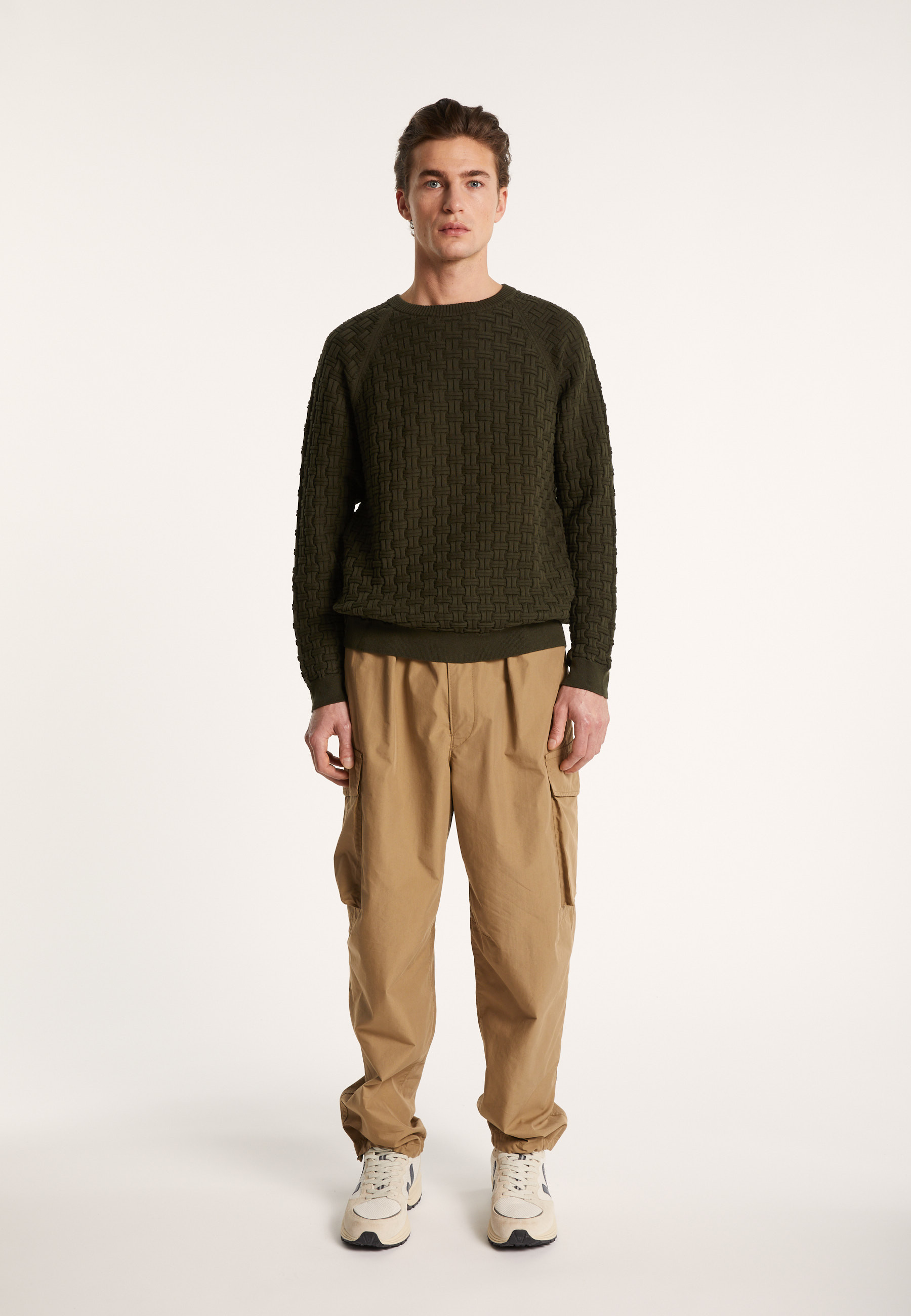 Organic cotton raglan sleeve sweater - Pepino