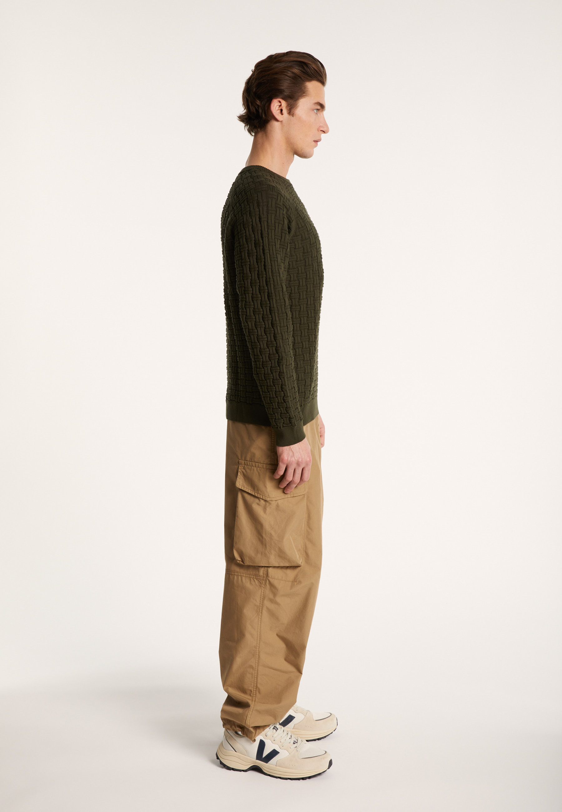 Organic cotton raglan sleeve sweater - Pepino