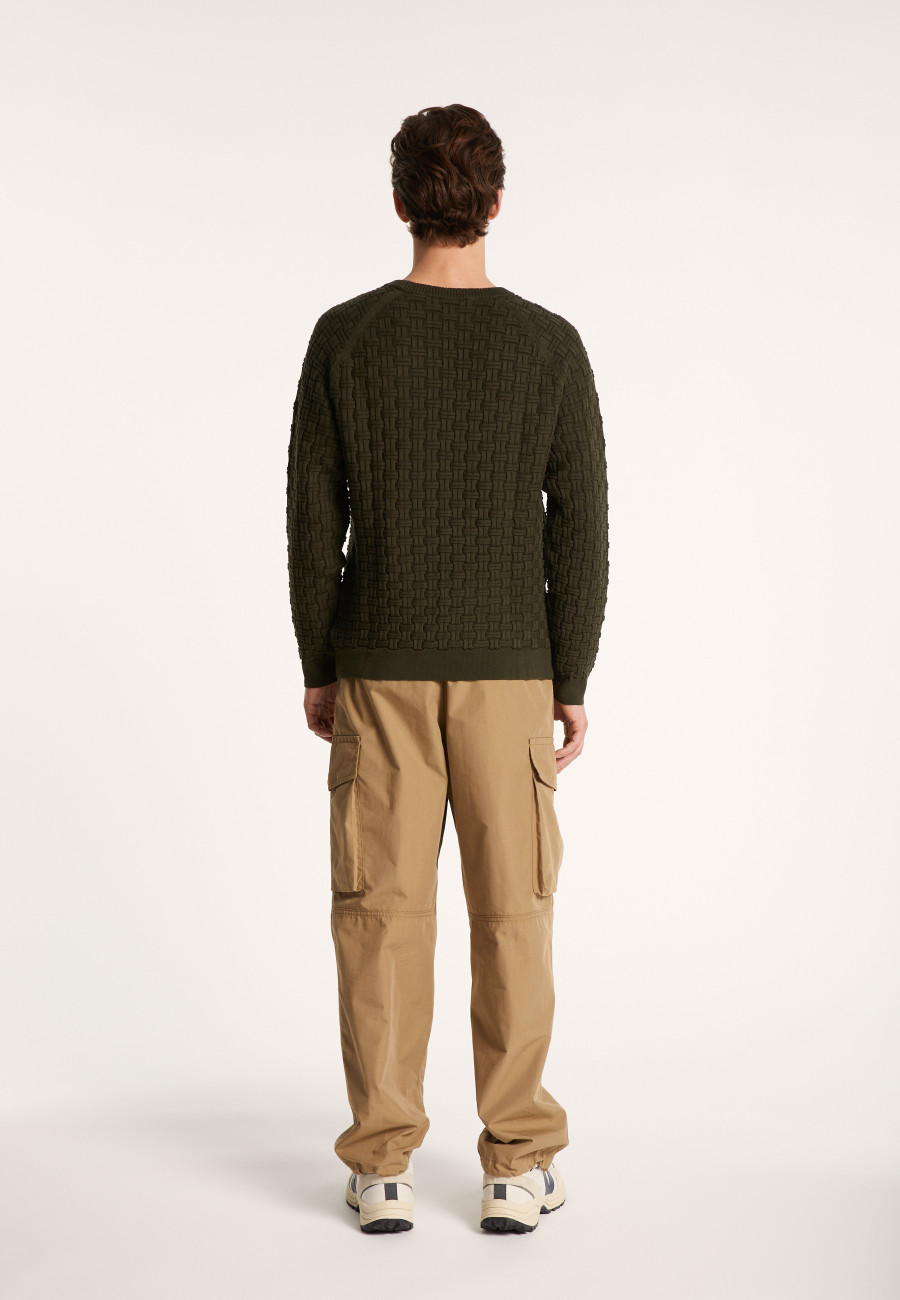 Cotton raglan sleeve sweater - Pepino