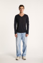 T-shirt col tunisien en lin flammé - Blayne 7230 epice - 46 Marron clair