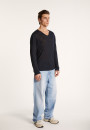 T-shirt col tunisien en lin flammé - Blayne 7230 epice - 46 Marron clair
