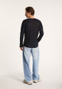 T-shirt col tunisien en lin flammé - Blayne 7230 epice - 46 Marron clair