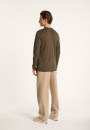 Slub linen button-down shirt - Blason