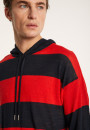 Hoodie bicolore en lin flammé - Philip 7340 sahara/blanc - 13 Beige moyen