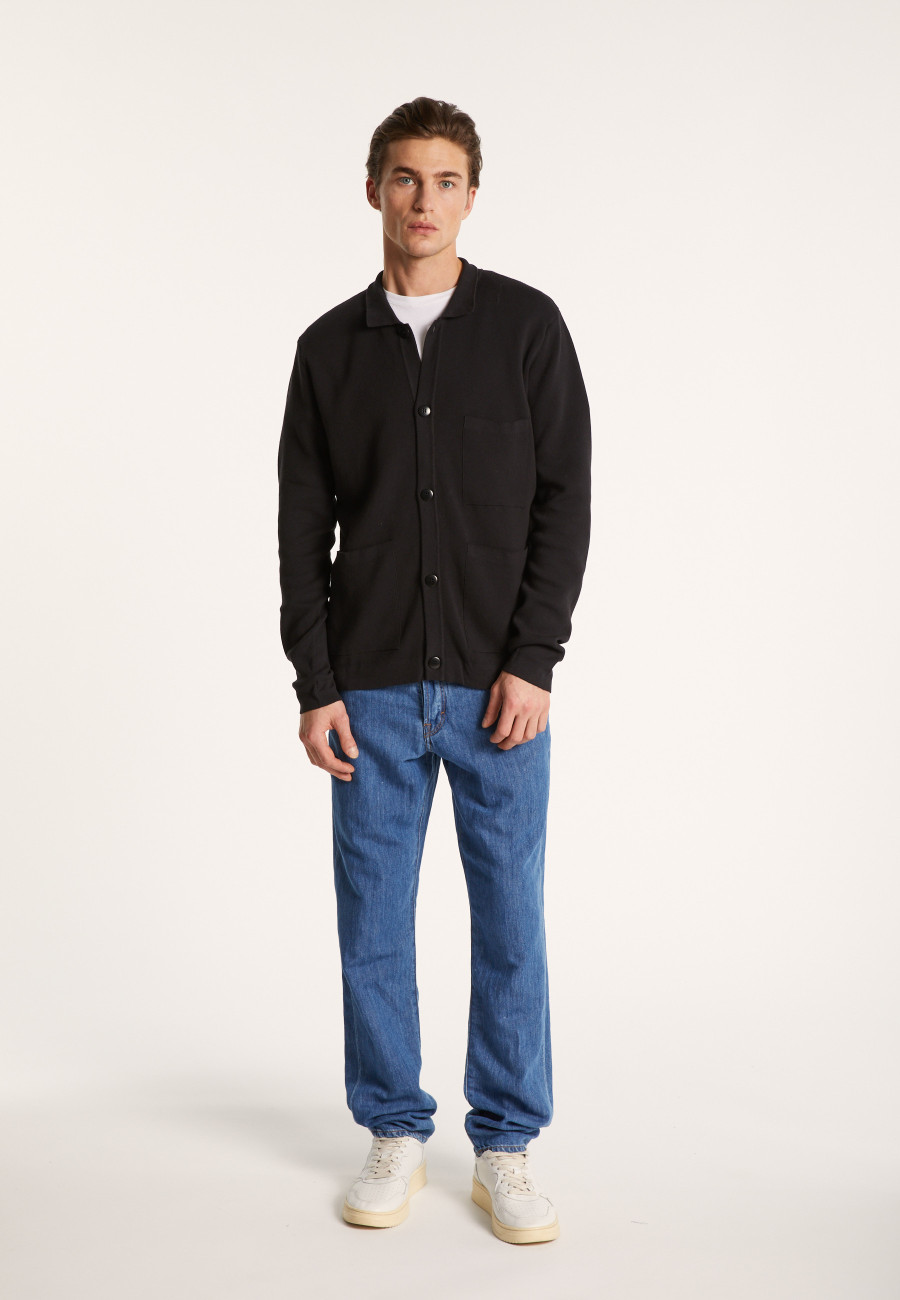 Dry cotton cardigan with pockets - Balto