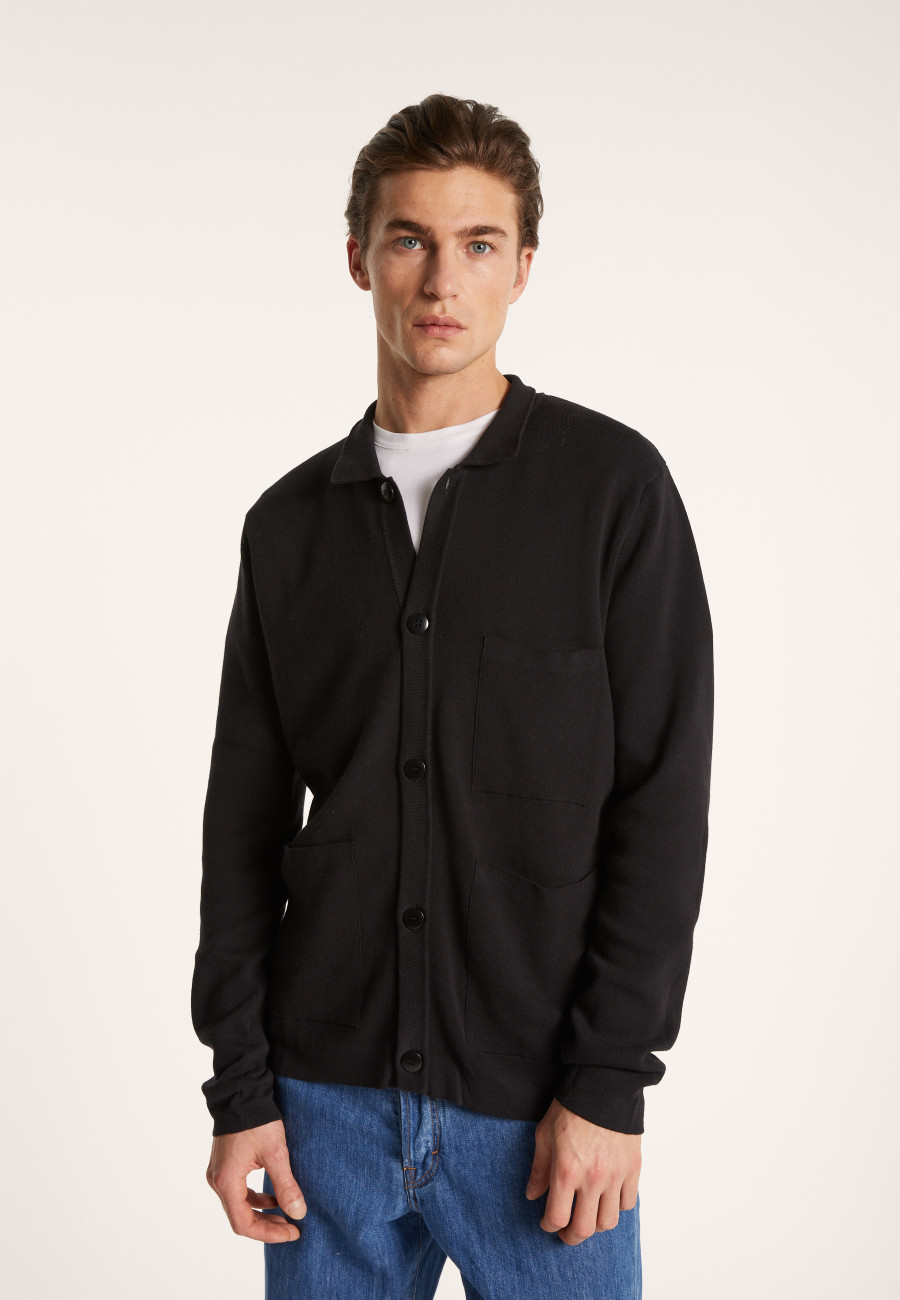 Dry cotton cardigan with pockets - Balto