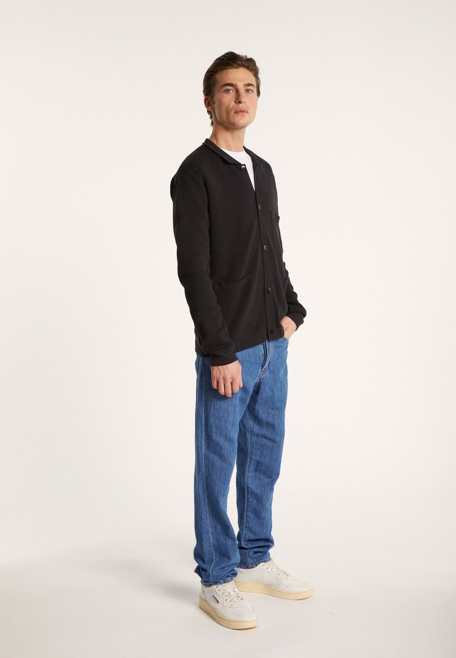 Dry cotton cardigan with pockets - Balto