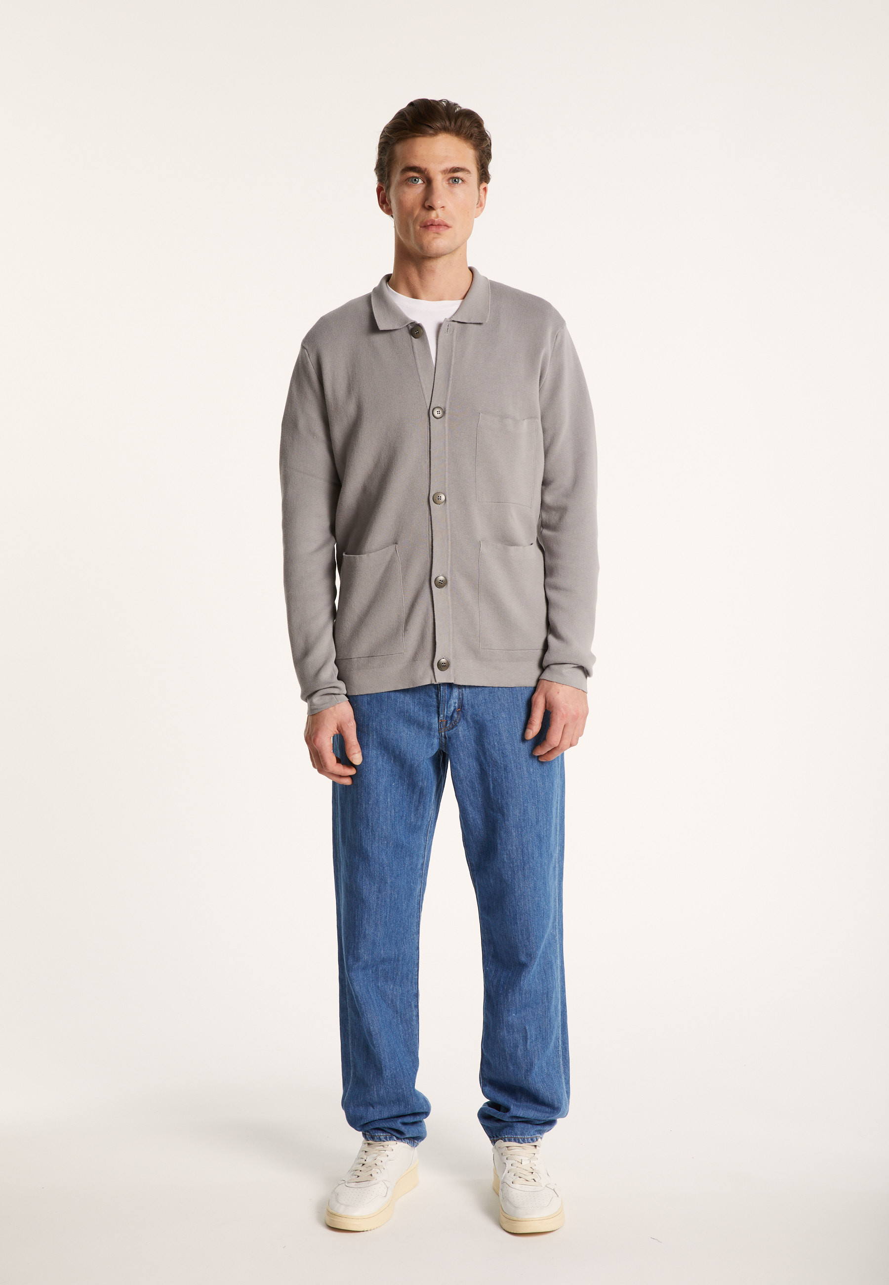 Gilet à poches en coton sec - Balto 7240 marine - 05 Bleu marine