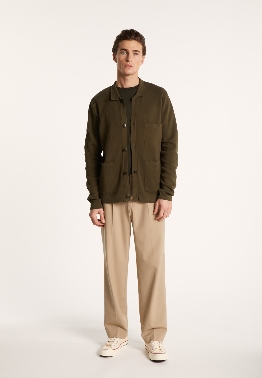 Dry cotton cardigan with pockets - Balto