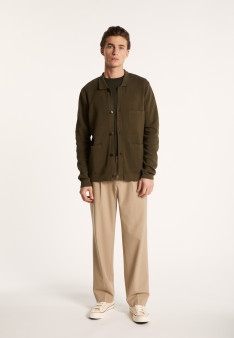Dry cotton cardigan with pockets - Balto