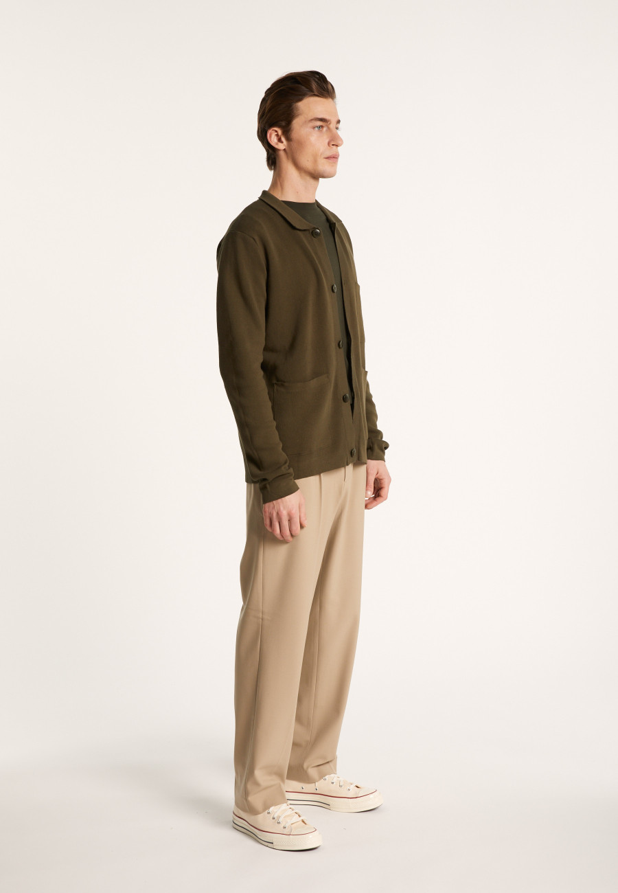 Dry cotton cardigan with pockets - Balto