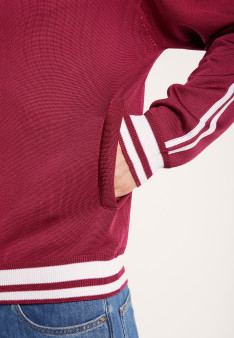 Gilet zippé en Fil Lumière - Paddy 7351 fusain/blanc - 83 Kaki