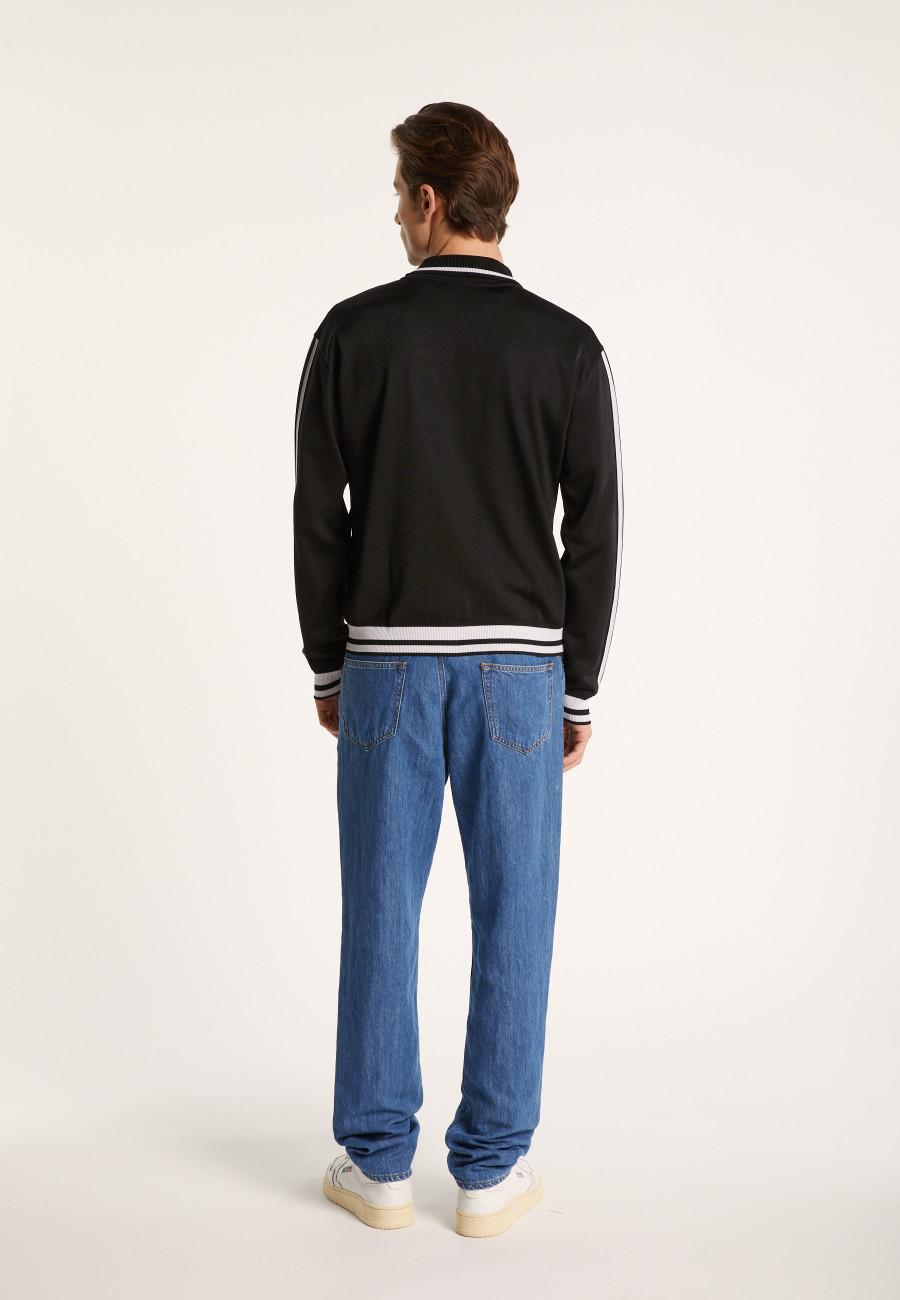 Colete com zíper em Fil Lumière - Paddy